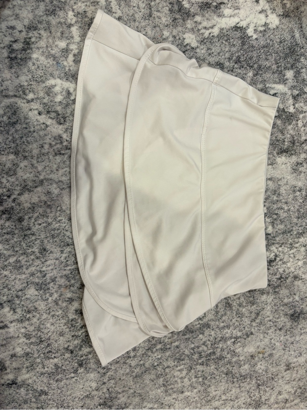 Lucy Love White Wrap-Style Mini Skirt